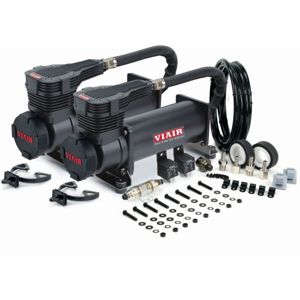Viair 485c Dual Air Compressor In Black Viair 485c Dual Air Compressor Kit in Stealth Black
